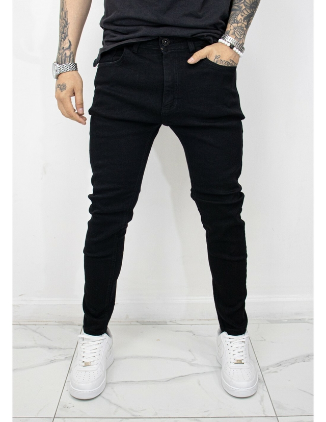JEANS NEGRO CHUPIN