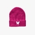 Gorro de lana BUTTERFLY - Fucsia