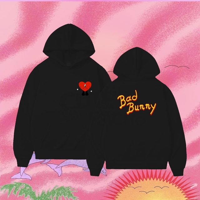 buzo estampado bad bunny