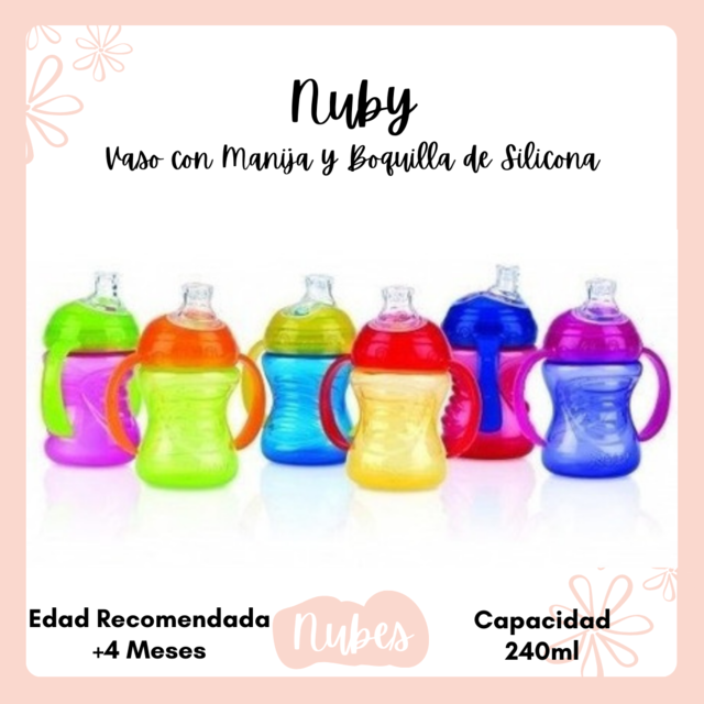 Vaso c/boquilla de silicona Baby Bee 3001 - NoniNoni