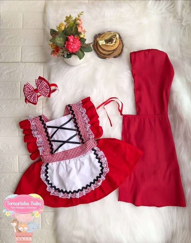 Romper chapeuzinho vermelho