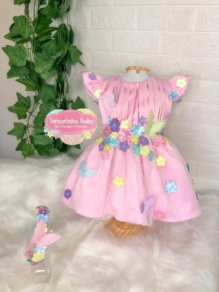 Roupa para aniversario sales tema jardim encantado