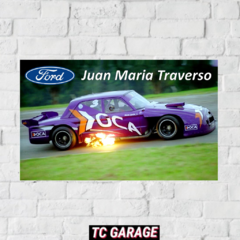 Poster Juan Maria Traverso Ford TC 1999 - comprar online