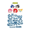 Cortador Sonic Kit Personagens E Logo Completo - 5Cm