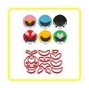 Cortador Power Rangers Cute - 5Cm
