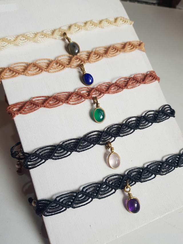 Choker macrame best sale