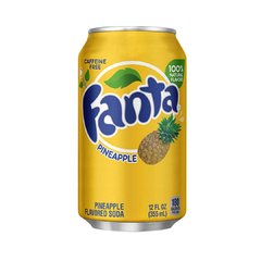 Fanta Pineapple - Refrigerante de abacaxi - Importado - 355ml
