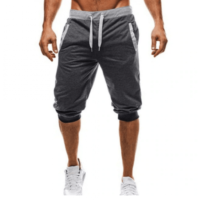 Calça curta masculina jogger sales