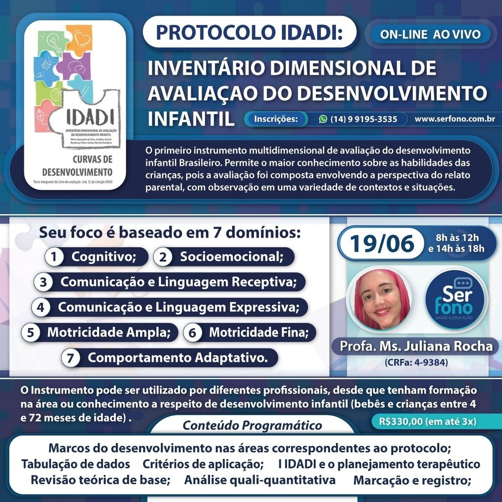 PROTOCOLO IDADI INVENTÁRIO DIMENSIONAL DE AVALIAÇAO DO