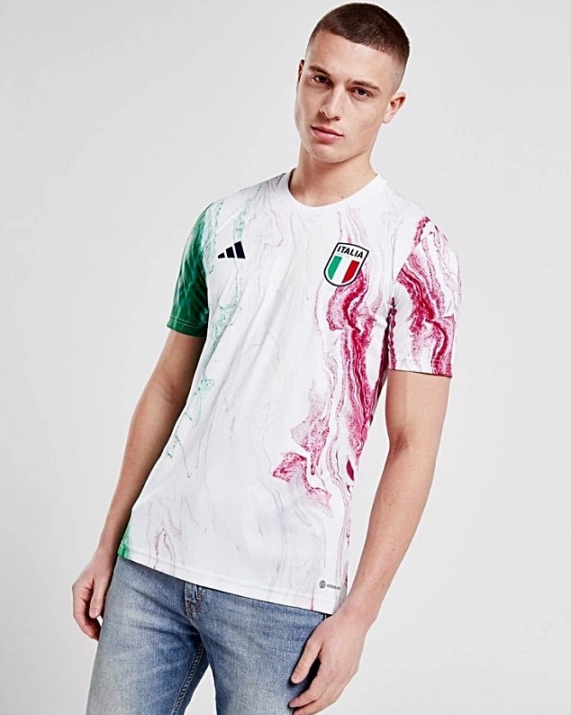 Camisa Pré Jogo Itália 2023/2024 Torcedor Adidas Masculina