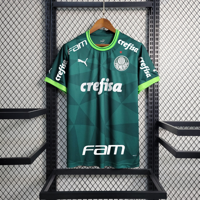 Camisa Palmeiras I 2023 2024 Torcedor Puma Masculina Patrocínios