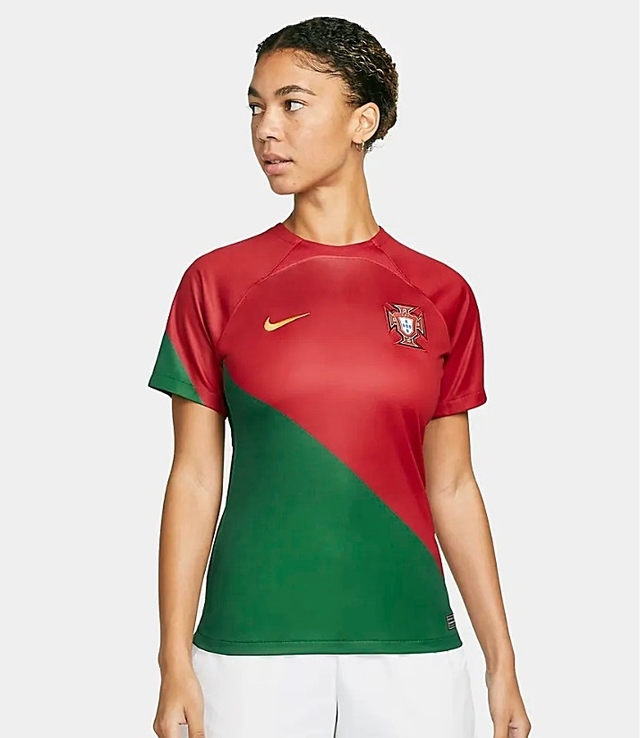 Camisa Portugal I 2022/2023 Torcedor Nike Feminina Copa do Mundo