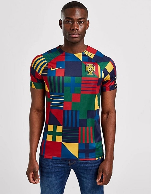 Camisa Pré Jogo Portugal 2022/2023 Torcedor Nike Masculina Copa