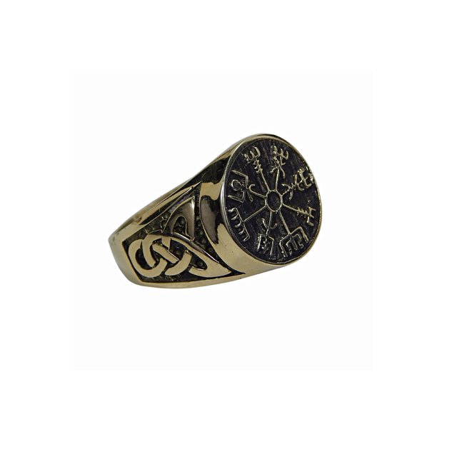 Anillo brujula vikinga sale