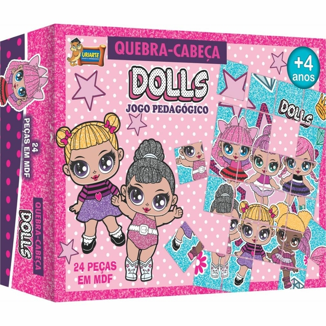 Puzzle 3D - Pack 4 Quebra-cabeças em Madeira, Quebra-cabeças