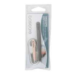 Pinza de depilar + mini pinza con estuche - comprar online