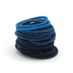 Banditas para el cabello en tonos azules (22)