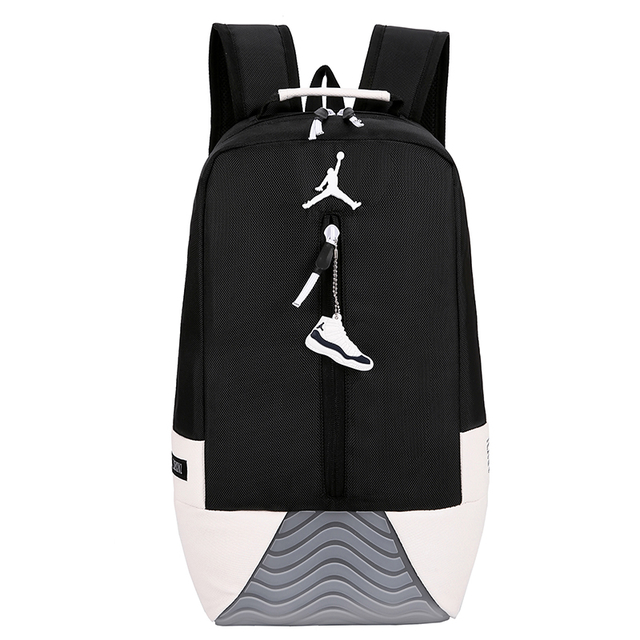 Mochila Air Jordan Preta e Cinza