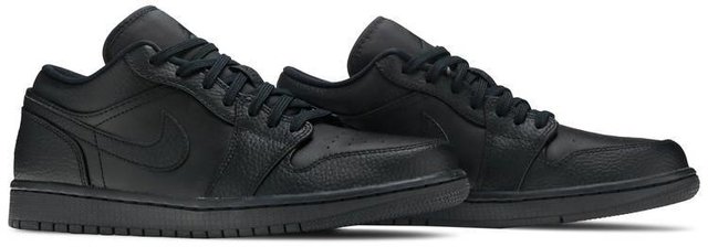 Air jordan 1 top all black low