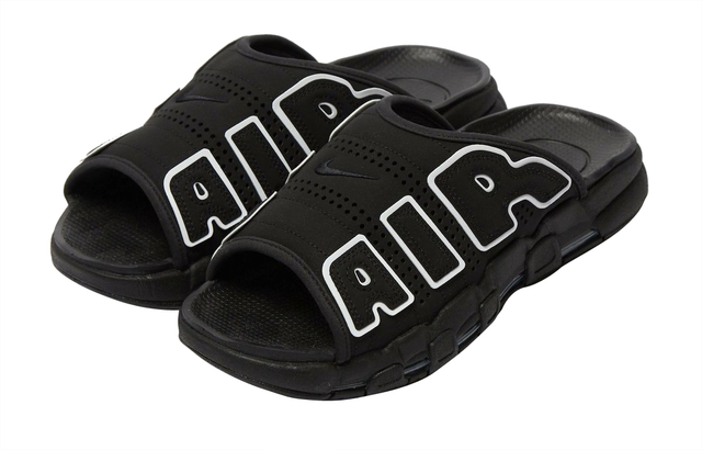 Chinelo Nike Air More Uptempo Slide Black