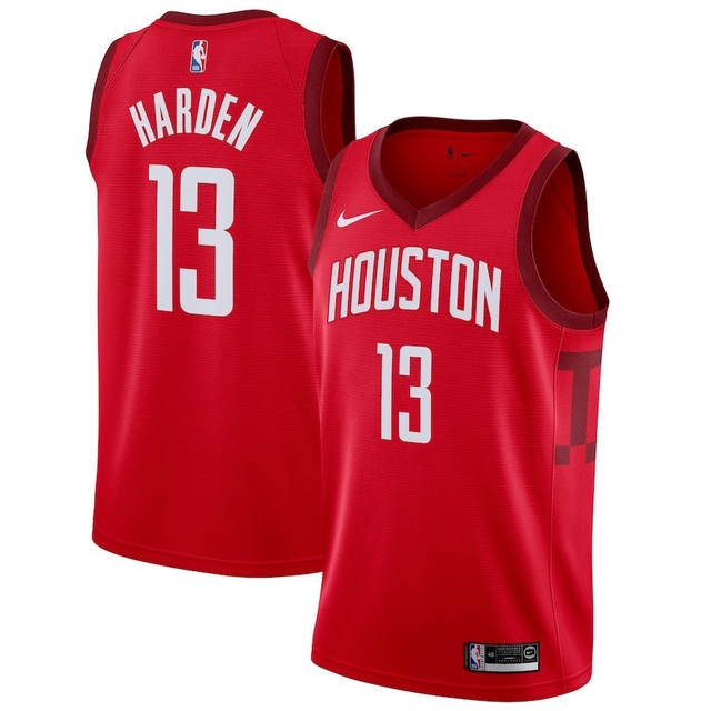 Regata NBA Nike Swingman Houston Rockets Vermelha Harden 13