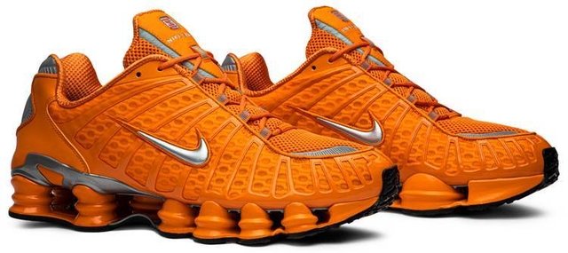 Nike shox cheap grey and orange