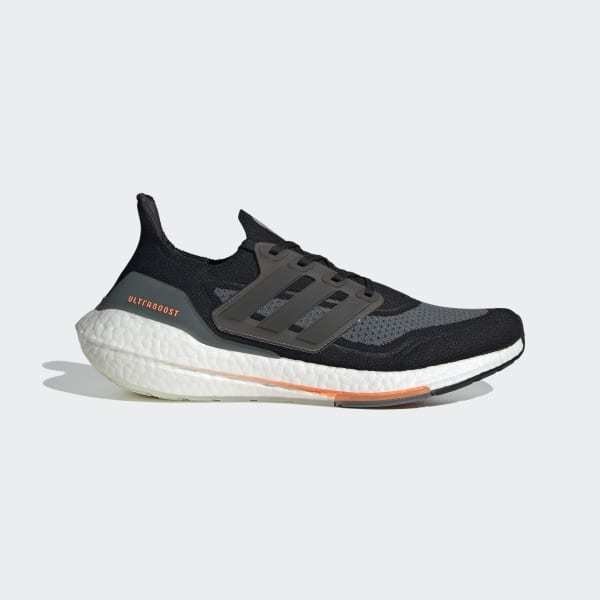 Adidas UltraBoost 21 Black Screaming Orange