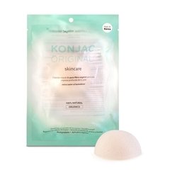 ESPONJA FACIAL BLANCA KONJAC 100%