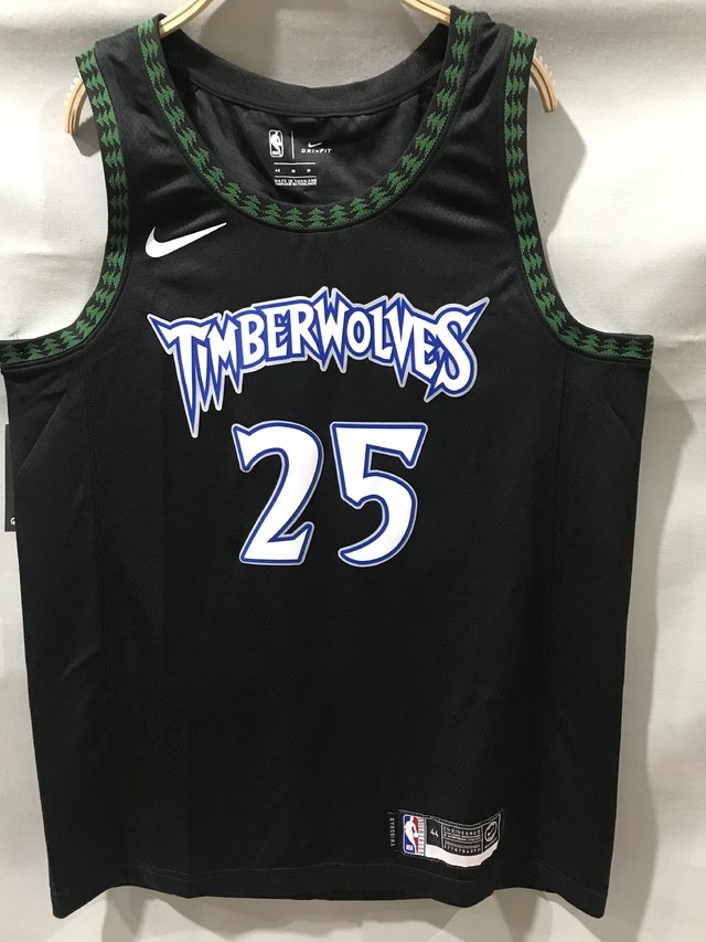 Derrick Rose 25 Minnesota Wolves Sublimada