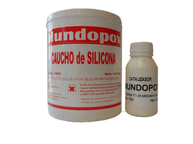 Caucho De Silicona Mundopox Profesional para Moldes x 1 kg