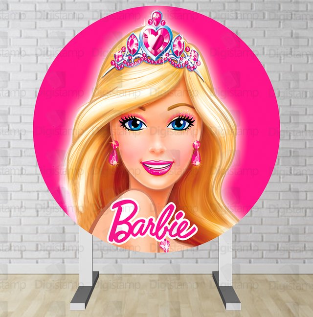 Painel lindo de Festa com Tema Barbie – O Mundo da Nuvem