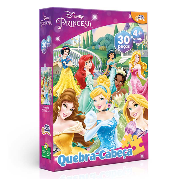 JOGO QUEBRA CABECA 30 PECAS PRINCESAS - Telebrinquedos