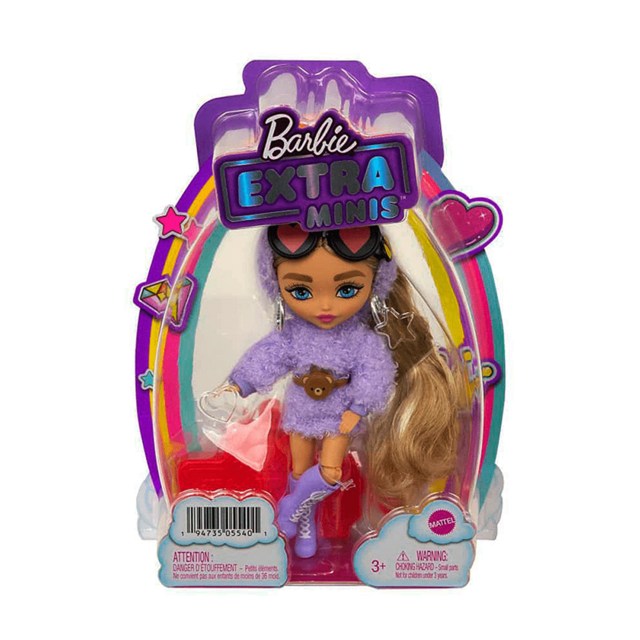 Boneca Barbie - Extra - Barbie Com Roupa Azul Claro - Mattel