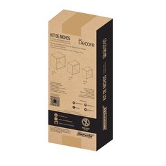 Kit 3 Nicho Decorativo Prateleira Branco Quadrado Multivisão - Orion eShop | Informatica, Automotivo, Microfones
