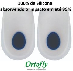 Calcanheira Silicone Ponto Azul Esporão Tendinite Esportes - comprar online