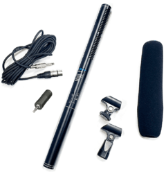 Microfone Shotgun Super Unidirecional Ultra-cardióide Htl81 Leson