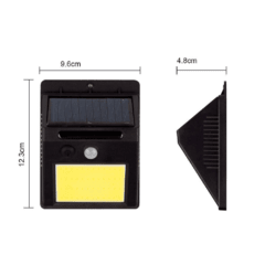 KIT 2 LUMINARIAS SOLAR 48 LEDS KP-LU03 48 - Orion eShop | Informatica, Automotivo, Microfones