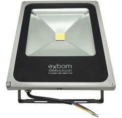 Refletor De Led 50w Bi-volt Potente Uso Externo - comprar online