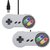 Kit 2 Controles Super Nintendo Snes Usb Retrô Pc Game