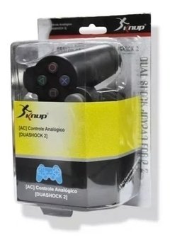 Imagem do Kit Gamer PS2 Controle com Fio + Memory Card 8 MB + Cabo AV