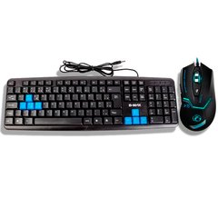 Kit Teclado Abnt2 1000 Dpi Pc Notebook + Mouse Gamer X8 Led