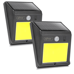 KIT 2 LUMINARIAS SOLAR 48 LEDS KP-LU03 48