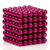 Neocube Cubo Magnetico 216 Esfera Ima Neodimio 5mm Rosa