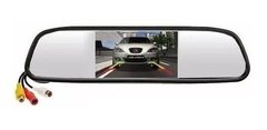 Kit Retrovisor Lcd C/ Camera + Sensor De Estacionamento Re Vermelho - Orion eShop | Informatica, Automotivo, Microfones