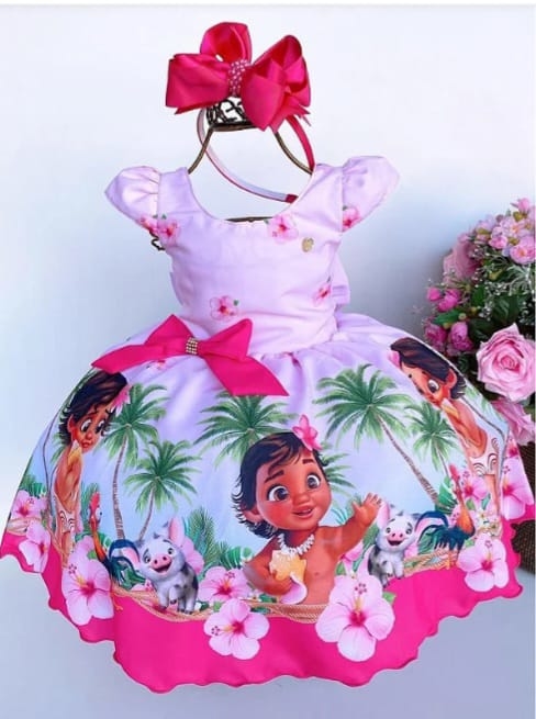 Vestido Moana Baby Pink