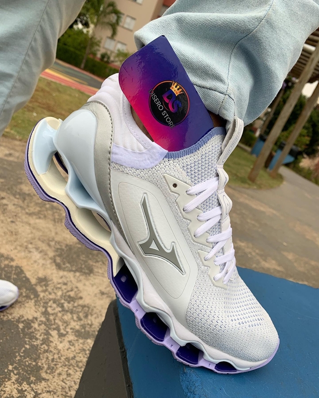 Mizuno prophecy wave knit branco sales