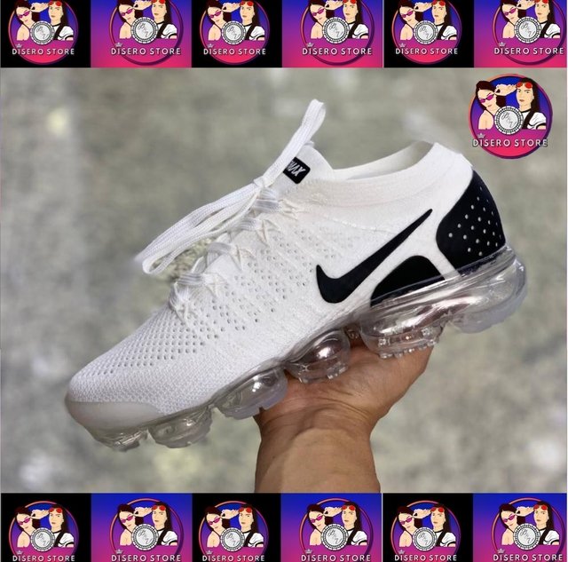 Nike vapormax flyknit 2.0 black and white sales