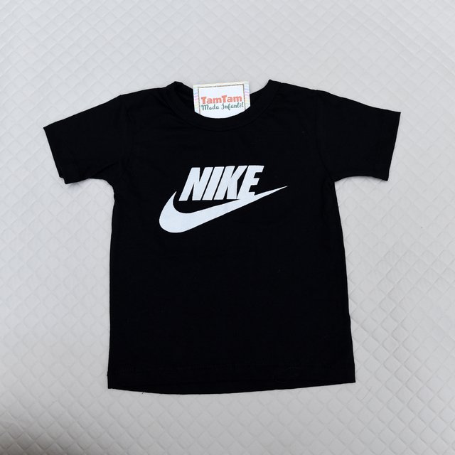 Camisa Infantil Nike Preta - Tam Tam Moda Infantil