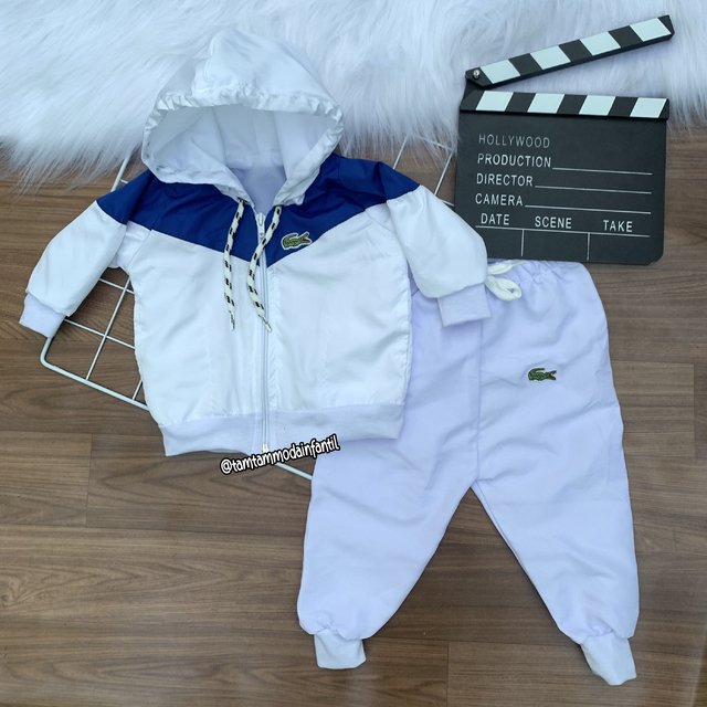 conjunto Lacoste para bebê