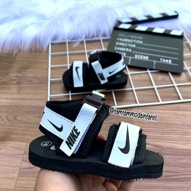 Sandália Papete Nike P/B - Tam Tam Moda Infantil